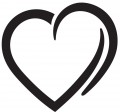 Heart Car Decal 13