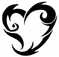 Heart Car Decal 12