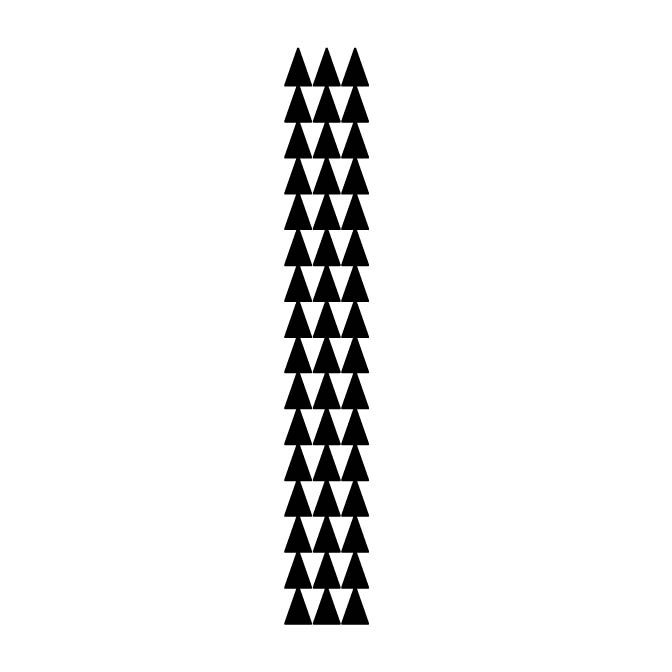 Hawaiian Tattoo Triangle Pattern